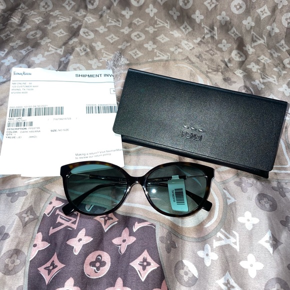 ❤️SOLD❤️ Fendi Havana Acetate gradient sunglasses brand new - Picture 1 of 14